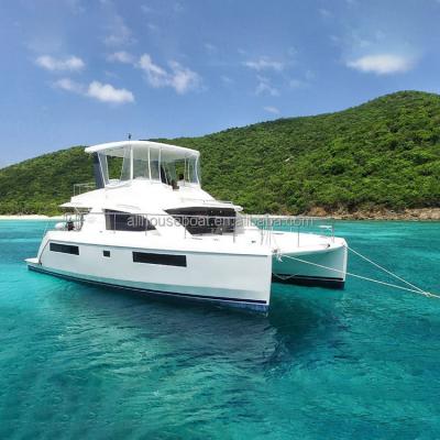 China Modern 13m Aluminum Catamaran Power Boat Catamaran Fishing Boat for sale