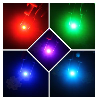 China High Power 1W 3W IR Green Blue Deep Red LED 660nm 620nm 520nm 440nm 460nm 395nm Horticulture Lighting For Growing Light, Fishing Light for sale