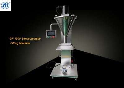 China Small Scale Semi Automatic Auger Powder Filling Machine Electric Driven Type for sale