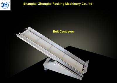 China 220v Auxiliary Machine Finished Product Discharge Conveyor With Wheel Moving for sale