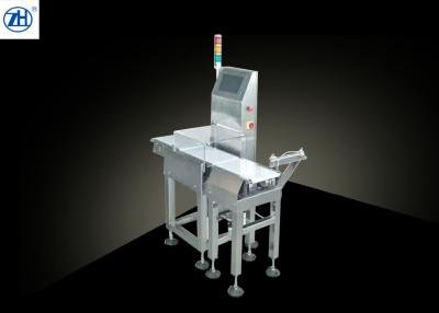 China Food Industry Auxiliary Machine Automatic Belt Conveyor Check Weigher With Air Jet for sale