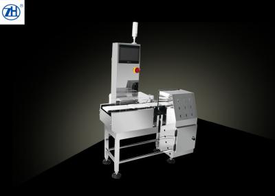 China High Precision Hi Speed Checkweigher Touch Screen Display With Rejection Device for sale