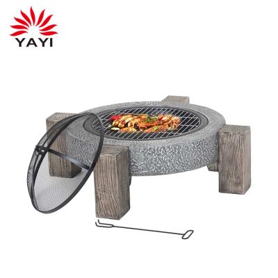 China MgO BBQ grill firepit wood burning stove and metal corten steel bowl fire pits for sale