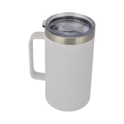 China PORTABLE Stainless Steel Travel Vacuum Flask Coffee Mug With Handle Sublimation Wine Mug for sale