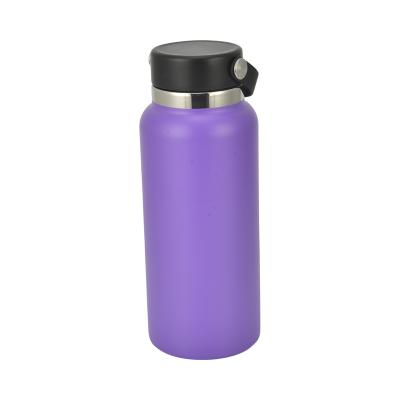 China PORTABLE Wholesale Insulated Vacuum Water Bottle With Handle Flask Gym Sport Bottle for sale