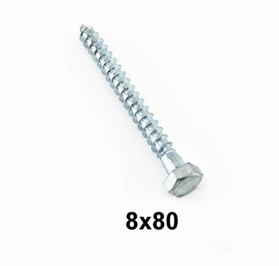 China Fast Delivery Galvanized Wood Pan DIN571 Hex Head Screws Favorable Prices for sale