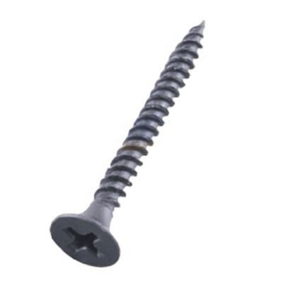 China High Quality Sharp Point Gray Phosphating Crose Threaded Carbon Steel Drywall Flat Cross Screw for sale