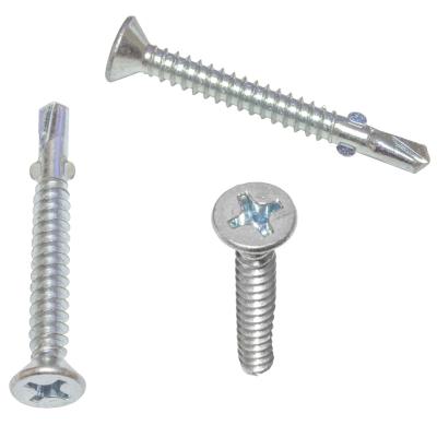 China Phillips Flat Head Self Drilling Flat Head Screws with Wings for sale