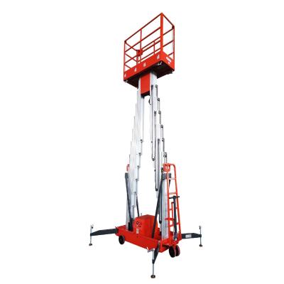 China Hotels Automatic Aluminum Mast Lift Hydraulic Aerial Platform for sale