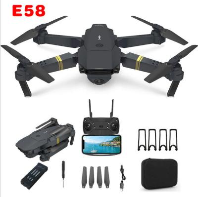 China Eachine E58 Pocket Drone Headless Selfie Dron 720P WIFI FPV Drone With HD Wide Angle Camera Hold High Mode Foldable RC Quadcopter for sale