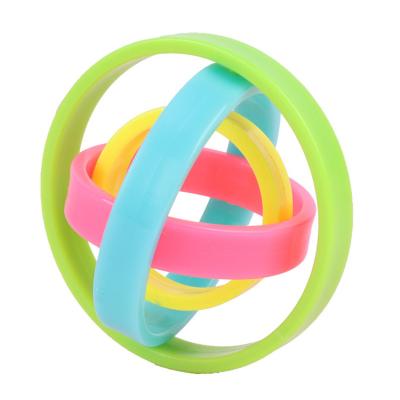 China 2021 New Eco-friendly Decompression Finger Fighting Creative Magic Head 360 Rotation Round Finger Sensory Push Ring Toy Toys for sale