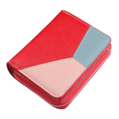 China Fashion Wallets Zipper Coin Purse Lady Short Purses Handbags Women Grasp Card Holder PU Moneybag Wallet Leather Wallet for sale