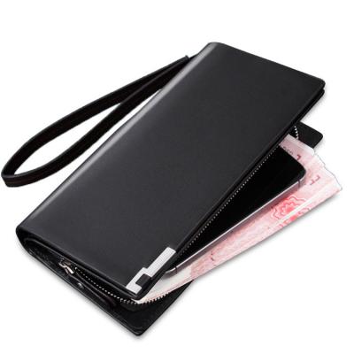 China Luxury Men's Wallets Long Style Zipper Purse Card Holder Classic Male Brand Waterproof Large Capacity For Men for sale