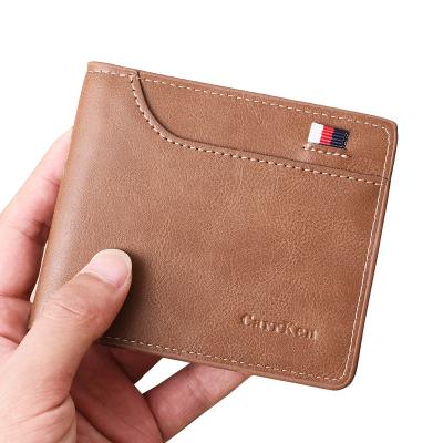 China Luxury Waterproof Men's Wallet Money Clip Multi-Card Soft Leather License Wallet Men Short Driver With Zipper Coin Purse for sale