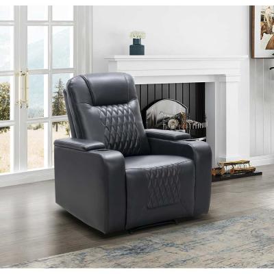 China Factory Price Furniture Factory Price Foldable Home Leather Fabric Sofa Set Recliner for sale