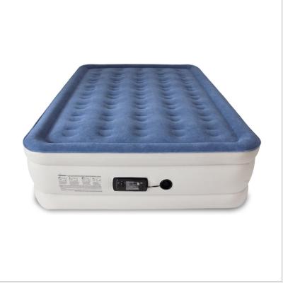 China The convertible inflatable mattress is equipped with an electric compressor for a portable outdoor inflatable bed for sale