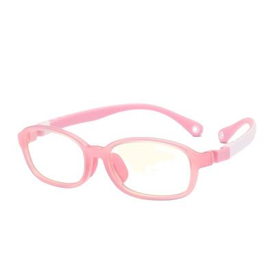 China Anti-glare Anti-glare Blue Light Reflective Blocking Yellow Shades Eyewear CAPONI Anti Glare Computer Optical Frame Children Glasses Children for sale