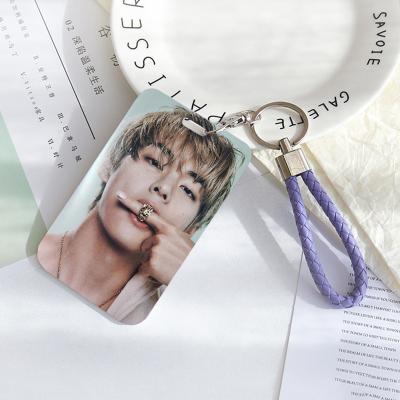 China South Korea KPOP Idol Bangtan Boys V KIM Taehyung Photocard Case Card Backing Card Cover for sale