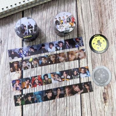 China Waterproof+Eco-friendly Wholesale Kpop Idol Group Lost Beast Kids5-STAR Sticker Tape Decorative Washi Tape for sale