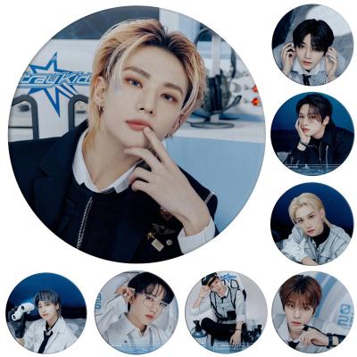 China The Other 5 STAR Pilot Kpop Idol Group Lost Beast S-CLASS Brooch Tinplate Badge Button Children's Fanmeeting Pin Badge for sale