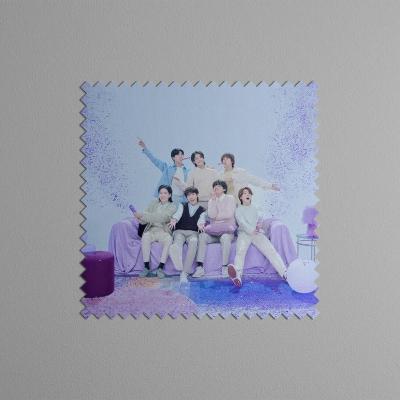 China China Wholesale KPOP Idol Group Merch Bangtan Boys Cloth 2023 FESTA 10th Year Printed Cloth Glass Cleaning for sale