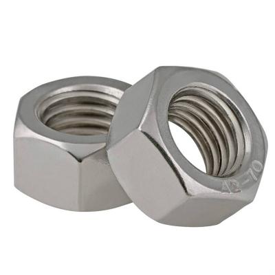 China Heavy industry nut manufacturer haiyan steel hex nut can be customized din934 for sale