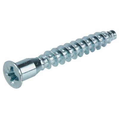 China C1008 Pan Hex Head Blue White Zinc / Black MDF Furniture Confirmat Self Tapping Screw for sale