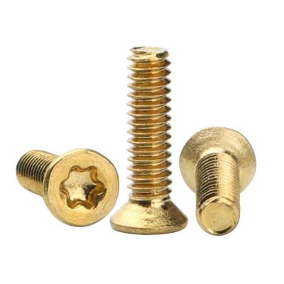 China Pan Factory Direct Selling Carbon Steel Phillips/White Drive Torx/Yellow Galvanized Pan Head Machine Screw Hot Selling for sale