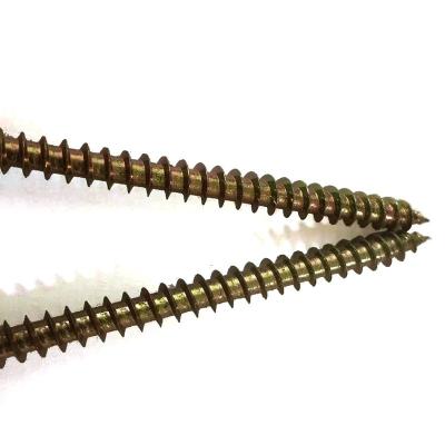 China Truss Self Tapping Screws Double Countersunk White Zinc Carbon Steel Chipboard Head Screw for sale