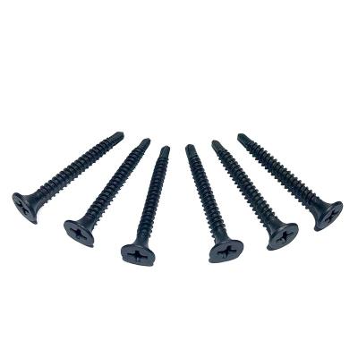 China Raw Thread Black Phosphated Drywall Screw Self Drilling Gypsum Screw Truss / Screw Fine for sale