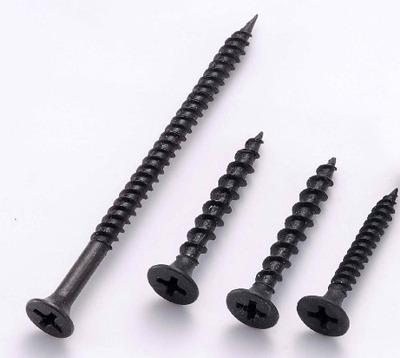 China Truss Gypsum Screws Black Phosphated Drywall Screws Manufacturer for sale