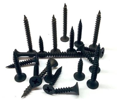 China Truss Wholesaler Bugle Head Chinese Black Phosphated Drywall Screw Gypsum Screws for sale