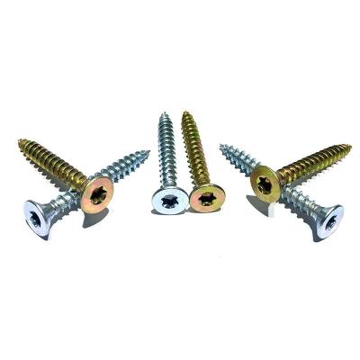 China Truss carbon steel C1022 drive csk Torx tornillo chipboard head screw for sale