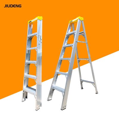 China Folding Ladders Aluminum Double Side Stair Ladder For House Home Kitchen Indoor Use EN131 Approved for sale