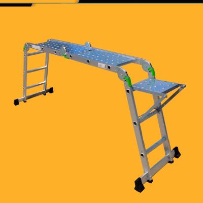 China Folding Ladders Aluminum Scaffold Work Platform Ladder For Painting & Decoration for sale