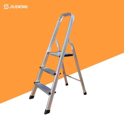 China Folding Ladders Aluminum Home Fixing Use Indoor Domestic Aluminum Step Ladder for sale