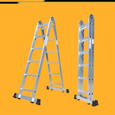 China Folding Ladders Double Side Articulated Aluminum Alloy Fold Step Ladder for sale