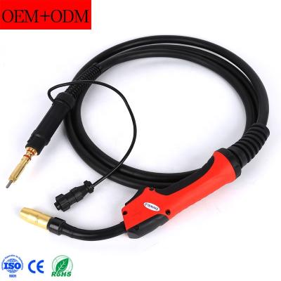 China CNAWELD M100 MAG Welder Torch Gun 100A 10ft with flexible swan neck excellent for sale