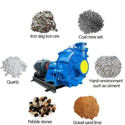 China High Chromium Centrifugal Slurry Pump Wear Resistant Single Suction Centrifugal Pump OEM for sale