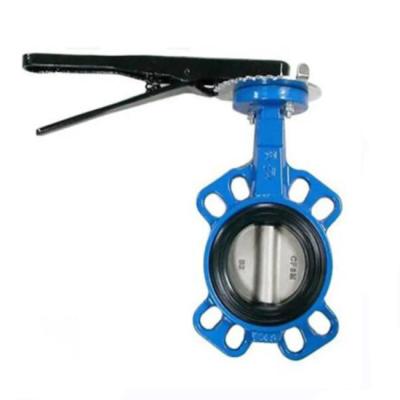 China Cast Iron Wafer Type Butterfly Valve , PTFE Butterfly Valve Cast Iron for sale