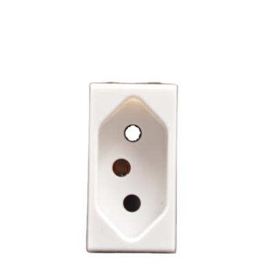 China Residential / Multi-Purpose 120 Room Wall Socket Outlet Brazil Material PC Series for sale