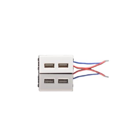 China Two Way USB Socket Room Residential / General Purpose Key Function for sale