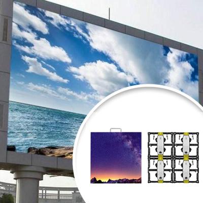 China Commercial ads refresh high outdoor rental p3.91 led display screen for sale