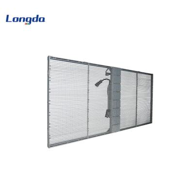 China Shopping mall factory wholesale price HD full color transparent led display for shopping mall for sale