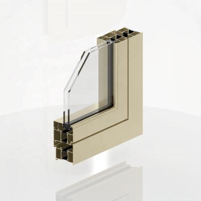 China door & Energy Saving Hollow Window Glass Insulated Windows House Outswinging Casement Window for sale