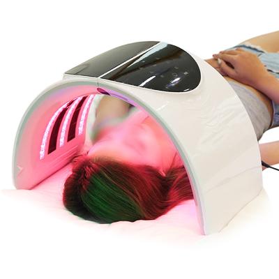 China Pigment Removal 7 Photon Colors Acne Treatment Light Pdt Spectrometer Foldable Led Facial Machine for sale