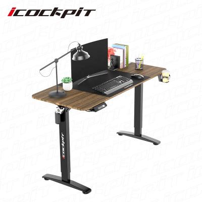 China (Size)Easy Installation Electronic Desk Table Computer Icockpit EL03 Smart Standing Electric Electric Desks Adjustable Commercial Type for sale