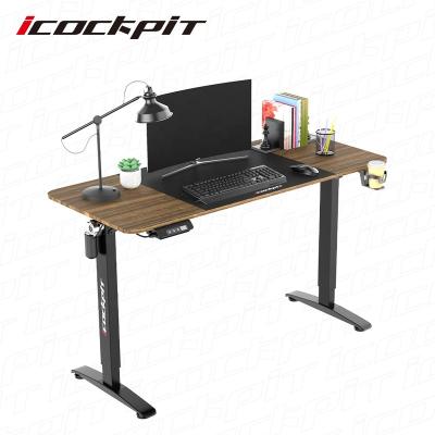 China Hot Sale Adjustable Height Adjustable Icockpit Electric Desk Lift Tables Stand Up Desk Fashionable Electric Adjustable Standing Desk for sale