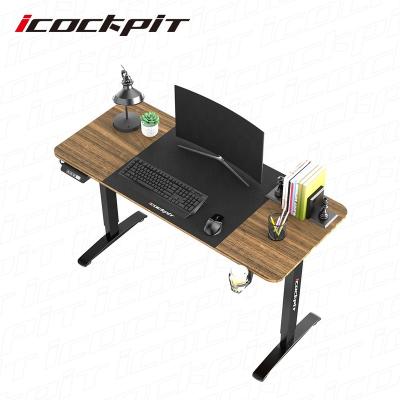 China Stealth Adjustable Wealth Icockpit Electric Standup Desk Height (Height) Adjustable Table Easy Assemble Desk Adjustable Standing View for sale