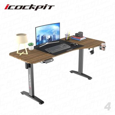 China (Size) Saitu Sit And Stand Table Height Adjustable Electronic Sit Stand Desk Electric Standing Desk for sale